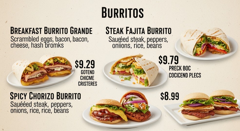 Complete IHOP Anytime Tacos & Burrito Menu with Prices 2026