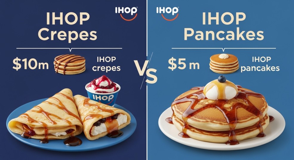 How IHOP Crepes Compare to Their Pancakes