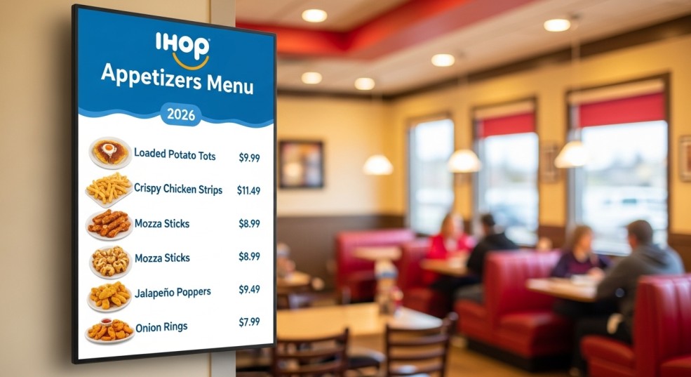 IHOP Appetizers Menu with Prices 2026 — Full Breakdown