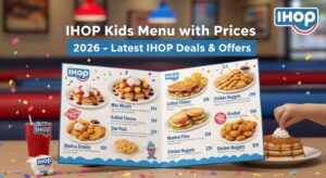 IHOP Kids Menu with Prices 2026