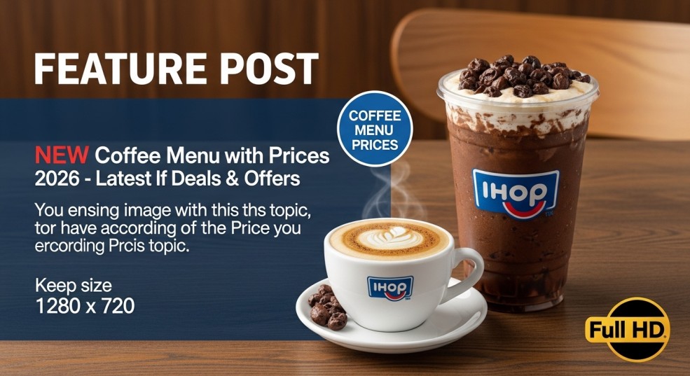 IHOP NEW Coffee Menu with Prices 2026 offers a complete and updated guide to all the latest coffee options available at IHOP, along with their current prices and special deals. Whether you’re starting your day with a hot cup of classic brewed coffee or looking for something more indulgent like espresso-based drinks, IHOP NEW Coffee Menu with Prices 2026 covers a wide range of choices to suit every preference. From smooth and rich hot coffee to refreshing iced coffee and flavored varieties, IHOP NEW Coffee Menu with Prices 2026 is designed to deliver both quality and variety. IHOP NEW Coffee Menu with Prices 2026