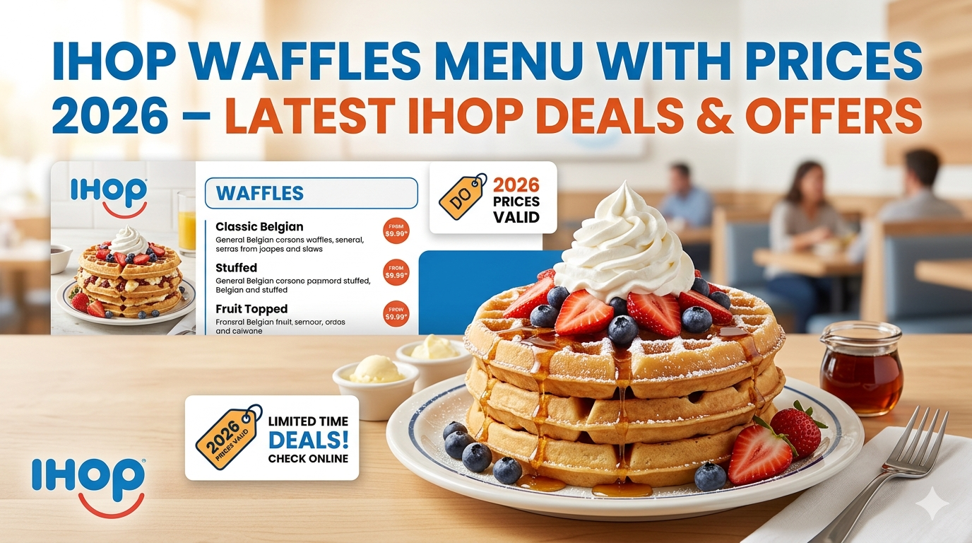 IHOP Waffles Menu with Prices 2026